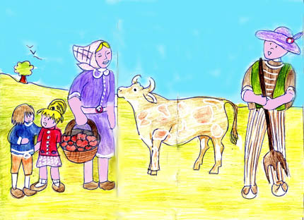 paysans à la ferme disparition