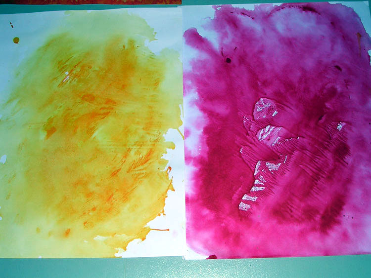 Duo Rose et jaune